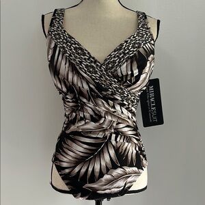 MBBWGS Miraclesuit Black/Brown/White/Gold Swimsuit